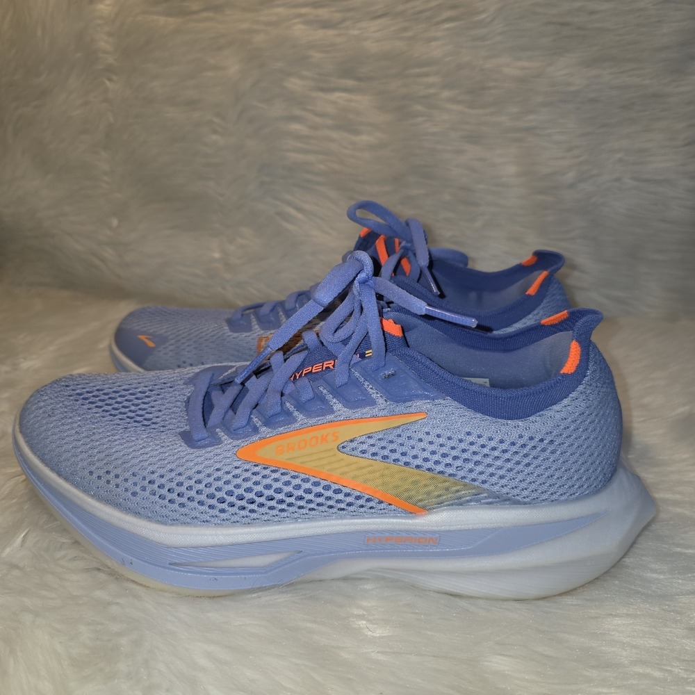 Brooks Hyperion Max Womens 9.5 B Blue Orange Running Shoes Sneakers 1204531B426 - Picture 2 of 8